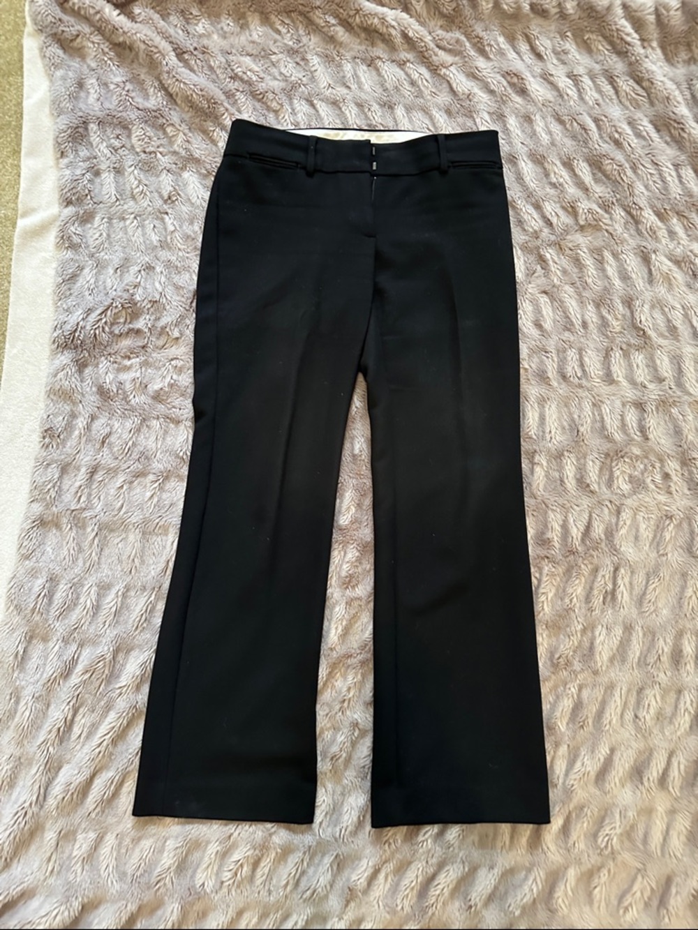 LOFT Black Boot Cut Dress Pants